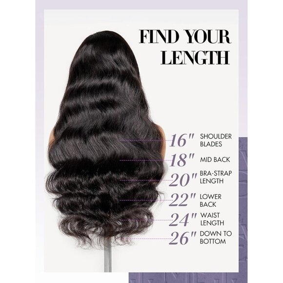 Clip in Hair Extensions Human Hair 16 Inch 135g Natural Black Long Style